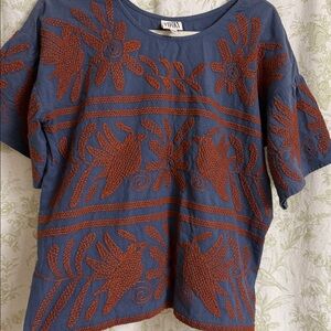 Sister Mary Embroidered Blouse